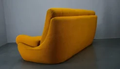 Pamono Atlantis Three-Seater Sofa in Yellow, 1960s><noscript><img width=