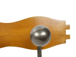Outlet Pamono Attaccapanni Wall Coat Rack in Walnut & Burnished Brass by Sergio Mazza for Artemide, 1960s