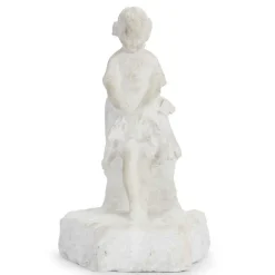 Pamono Attilio Prendoni, Sculpture of a Little Girl, 1920s-1940s, Marble> Art Deco