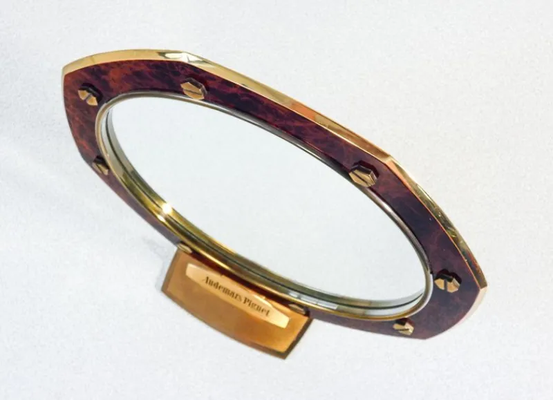 Discount Pamono Audemars Piguet Mirror in Briar Root and Brass