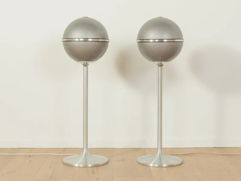 Pamono Audiorama 4000 Spherical Loudspeaker, 1970s, Set of 2> Electronics