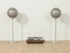Pamono Audiorama 4000 Spherical Loudspeaker, 1970s, Set of 2> Electronics