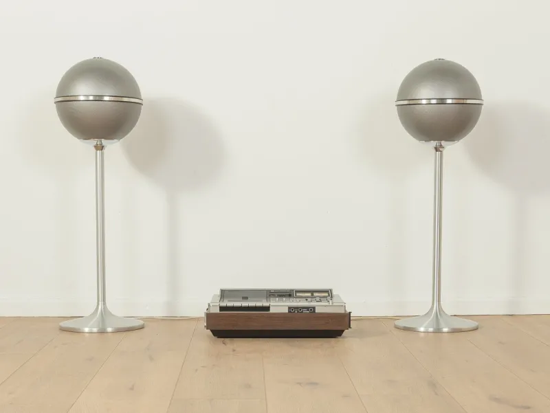 Pamono Audiorama 4000 Spherical Loudspeaker, 1970s, Set of 2> Electronics