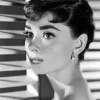 Pamono Audrey Hepburn Portrait Archival Pigment Print Framed In White by Alamy Archives> Mid-Century|Photography