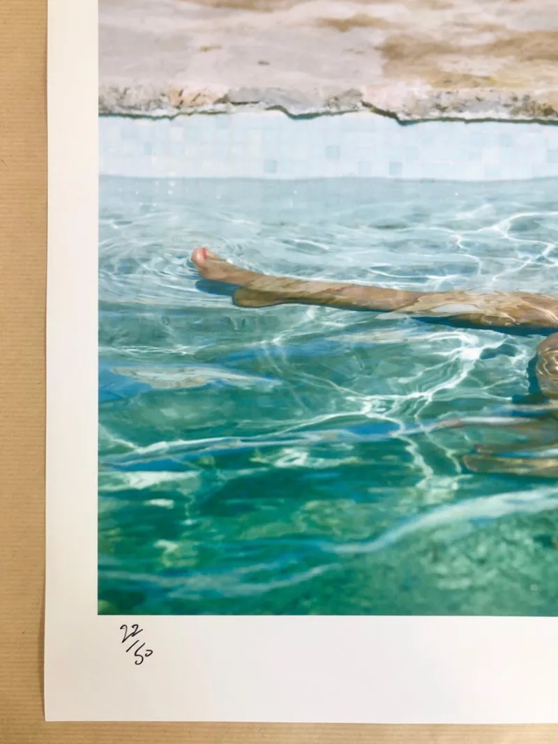 Outlet Pamono Audrey Hepburn Swims - Signed Limited Edition C Print 22 of 50, 1966