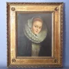 Pamono Audrik, Portrait of Countess, 1750, Oil on Canvas, Framed> Old Masters