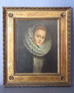 Pamono Audrik, Portrait of Countess, 1750, Oil on Canvas, Framed><noscript><img width=