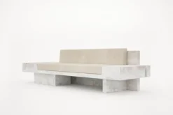 Best Pamono Auguste Piece 03 White Onyx Limited Edition Sofa by Tristan Montabord-Marc