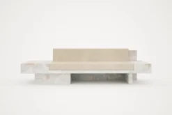 Best Pamono Auguste Piece 03 White Onyx Limited Edition Sofa by Tristan Montabord-Marc