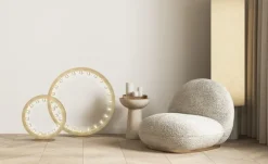 Pamono Aurora Mini 80 Circular Pink Floor Lamp by JSPR><noscript><img width=