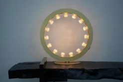 Pamono Aurora Mini 80 Circular Pink Floor Lamp by JSPR><noscript><img width=
