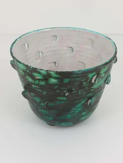 Clearance Pamono Austrian Art Nouveau Ceramic Pottery Flower Pot by Michael Powolny, 1920s