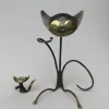 Outlet Pamono Austrian Cat Bottle Holder & Corkscrew from Walter Bosse, 1950s, Set of 2