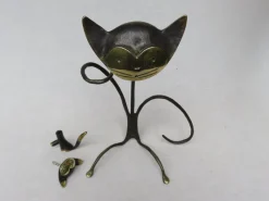 Outlet Pamono Austrian Cat Bottle Holder & Corkscrew from Walter Bosse, 1950s, Set of 2