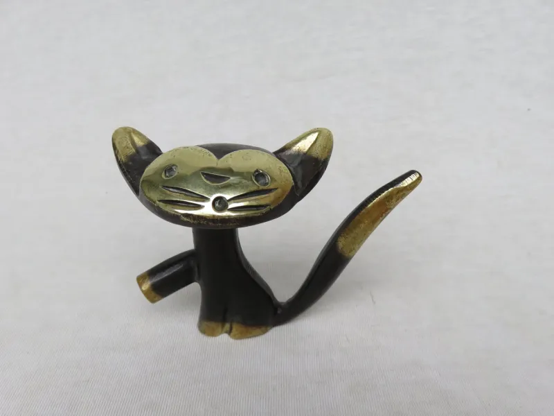 Outlet Pamono Austrian Cat Bottle Holder & Corkscrew from Walter Bosse, 1950s, Set of 2