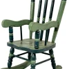 Pamono Austrian Painted Folk Art Rocking Chair, 1960s> Rocking Chairs