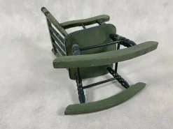 Pamono Austrian Painted Folk Art Rocking Chair, 1960s><noscript><img width=