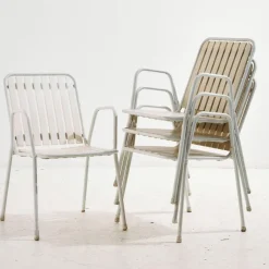 Hot Pamono Austrian Stackable Garden Armchair from Karasek