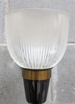 Outlet Pamono Azucena LP5 Brass and Glass Wall Light by Ignazio Gardella, 1950s