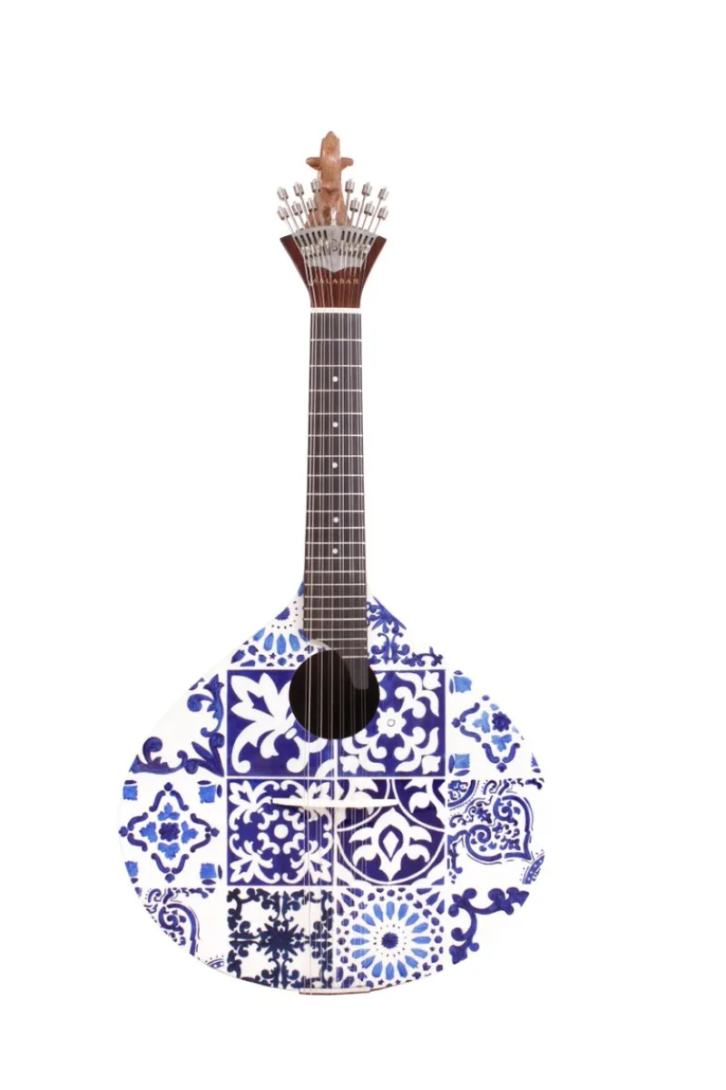Pamono Azulejo IV Guitar by Malabar> Decorative Objects