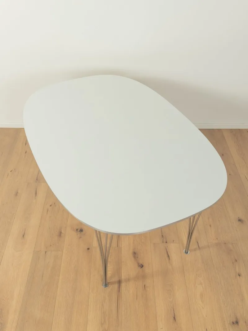 Outlet Pamono B612 Superellipse Dining Table by Piet Hein & Bruno Mathsson for Fritz Hansen, 1960s
