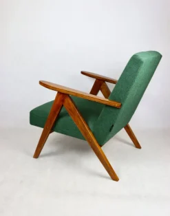 Outlet Pamono B-310 VAR Armchair in Green Herringbone Tweed, 1970s