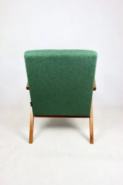 Outlet Pamono B-310 VAR Armchair in Green Herringbone Tweed, 1970s