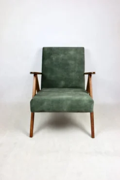 Outlet Pamono B-310 VAR Armchair in Olive Velvet, 1975