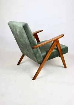 Outlet Pamono B-310 VAR Armchair in Olive Velvet, 1975