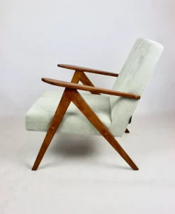 Pamono B-310 VAR Armchair Light Green, 1970s><noscript><img width=