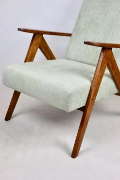 Pamono B-310 VAR Armchair Light Green, 1970s><noscript><img width=