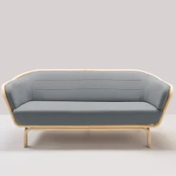 Best Pamono Bôa Rattan Sofa with Gabriel Fabrics Medley 6608 Cushion by At-Once for Orchid Edition