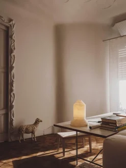 Pamono Babel Alabaster Table Lamp by Àngel Jové><noscript><img width=