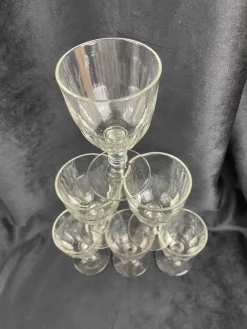 Hot Pamono Baccarat Médicis Glasses, Late 19th Century, Set of 6