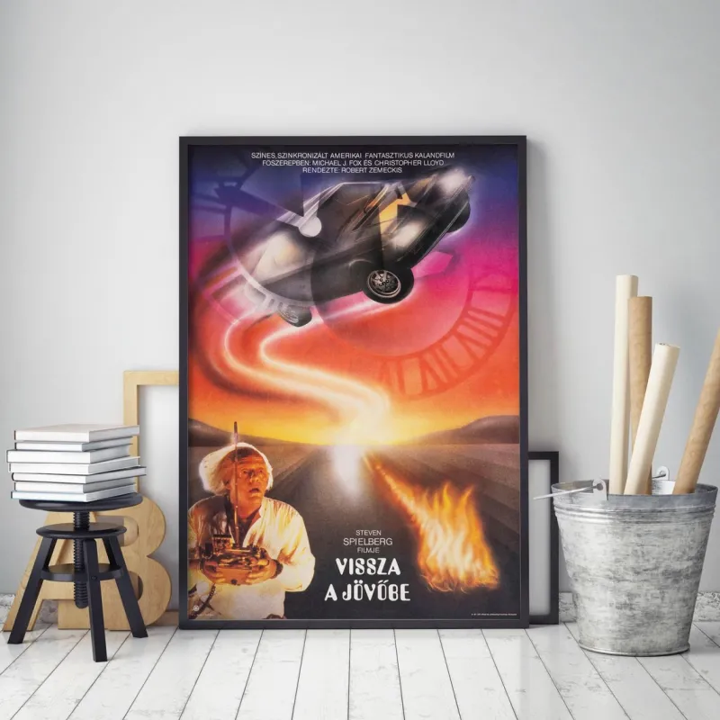 Pamono Back to the Future Original Vintage Movie Poster, Hungarian, 1987> Posters