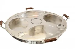 Discount Pamono Bain Marie Plated Silver Plate Lazy Susan Hot Food Server