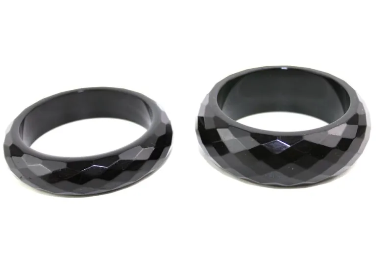 Hot Pamono Bakelite Bangles, 1940s, Set of 2