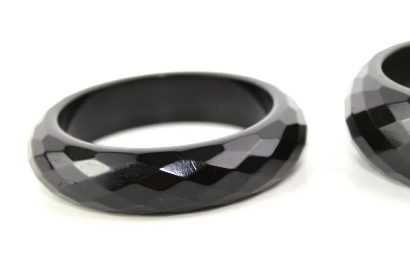 Hot Pamono Bakelite Bangles, 1940s, Set of 2