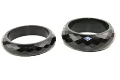 Hot Pamono Bakelite Bangles, 1940s, Set of 2