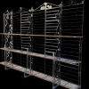 Outlet Pamono Bakers Shelf in Wrought Iron and Brass, 1900s