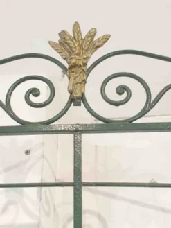Outlet Pamono Bakers Shelf in Wrought Iron and Brass, 1900s