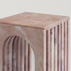 Pamono Balance Pink Marble Side Table from Kiwano Concept> Tables