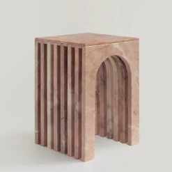 Pamono Balance Pink Marble Side Table from Kiwano Concept><noscript><img width=