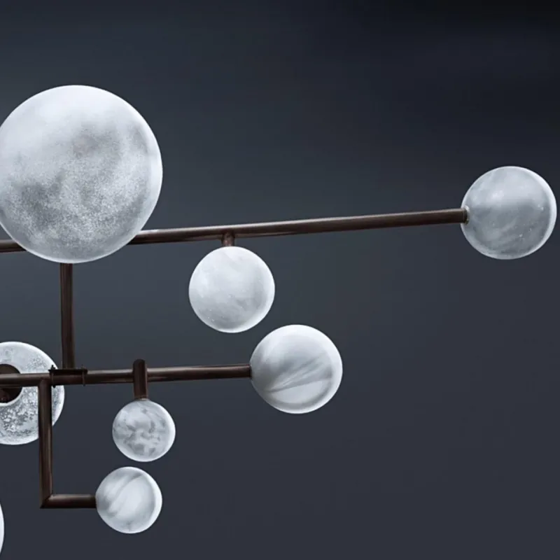 Best Pamono Balanced Planets Chandelier by Ludovic Clément Darmont
