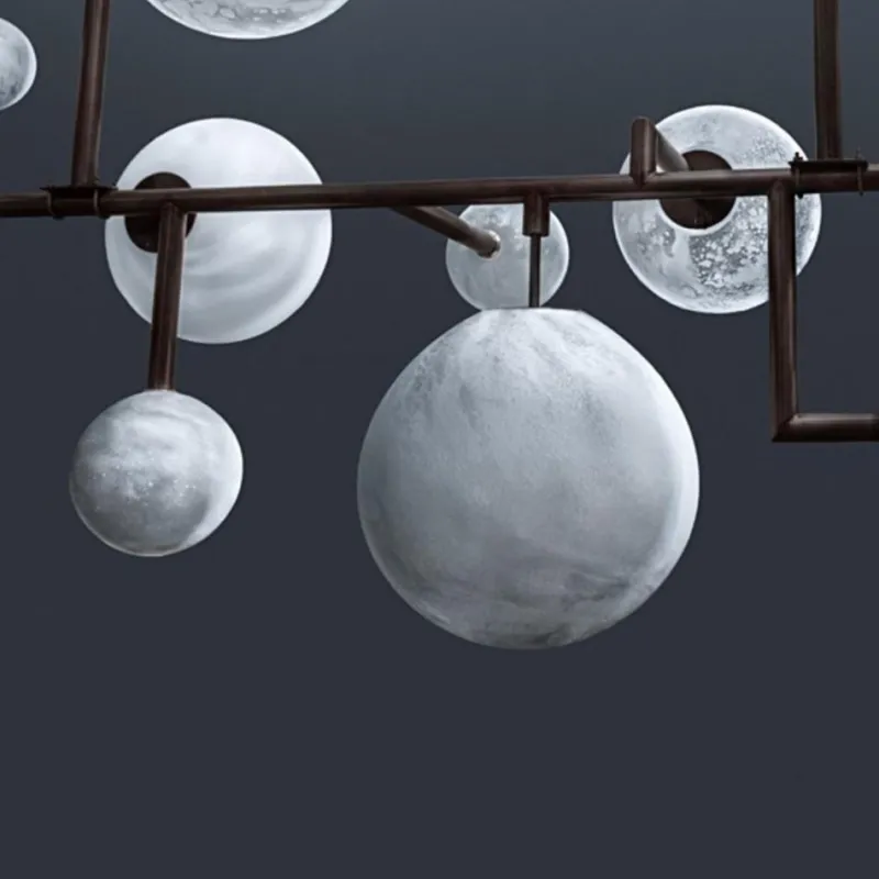 Best Pamono Balanced Planets Chandelier by Ludovic Clément Darmont