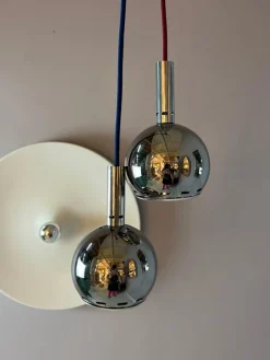 Clearance Pamono Ball Lamp in Chrome from Sölken