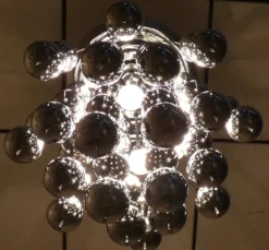Pamono Ball Pendant Lamp by Verner Panton for J. Luber, Denmark, 1970s> Ceiling Lights