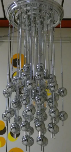 Pamono Ball Pendant Lamp by Verner Panton for J. Luber, Denmark, 1970s><noscript><img width=