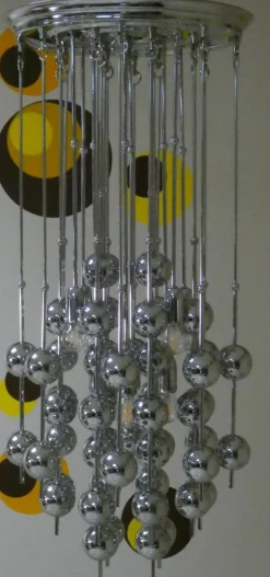 Pamono Ball Pendant Lamp by Verner Panton for J. Luber, Denmark, 1970s><noscript><img width=