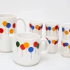 Best Pamono Balloon Birthday Service from Waechtersbach, 1970s, Set of 8